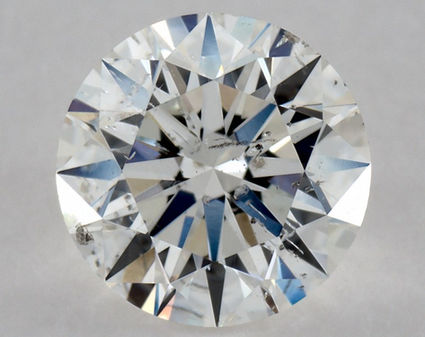 0.9ct Round Cut G SI2 EX-EX-EX GIA