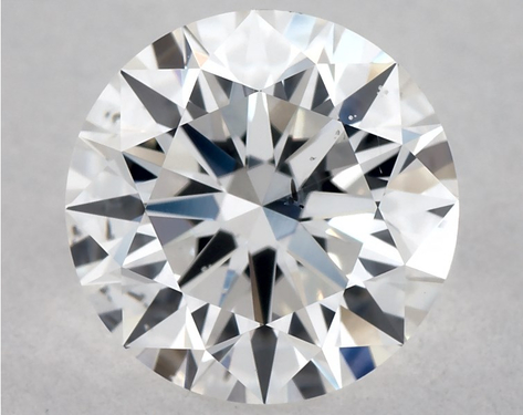 0.81ct Round Cut D SI1 EX-EX-EX GIA