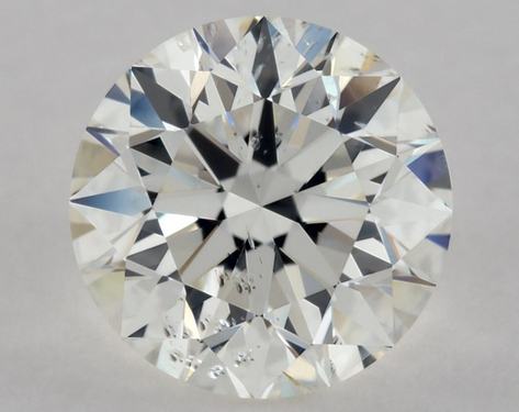 1.01ct Round Cut H SI2 EX-EX-EX GIA