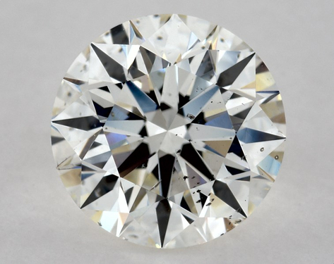 1.52ct Round Cut H SI1 EX-EX-EX GIA