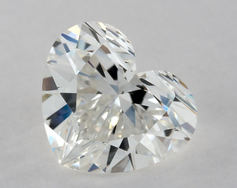 0.71ct Heart Cut F VS2 EX-EX GIA