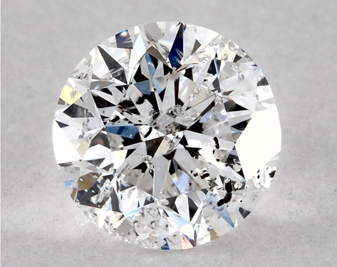 0.72ct Round Cut E I2 G-EX-Very_Good GIA
