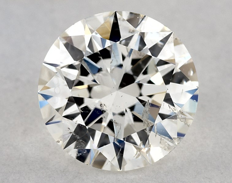 1.51ct Round Cut H SI2 EX-EX-EX GIA