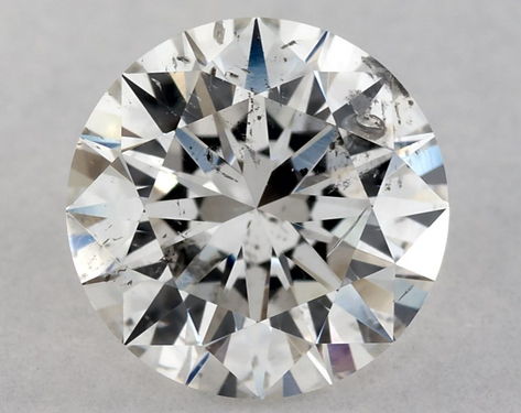 1.02ct Round Cut F I1 EX-EX-EX GIA