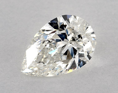 2.01ct Pear Cut H SI2 EX-Very_Good GIA