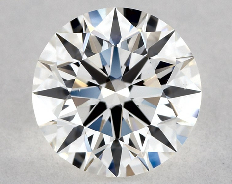 0.8ct Round Cut F VVS2 EX-EX-EX GIA