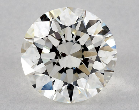 2.01ct Round Cut I SI1 EX-EX-EX GIA