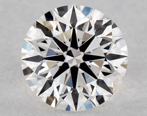 0.7ct Round Cut H VVS2 EX-EX-EX GIA