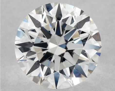 0.71ct Round Cut F VS2 EX-EX-EX GIA