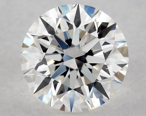 0.9ct Round Cut F IF EX-EX-EX GIA
